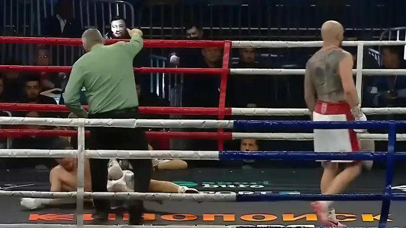 Мацей Сулецки разбивает Али Ахмедова в 10-м раунде боя в Астане