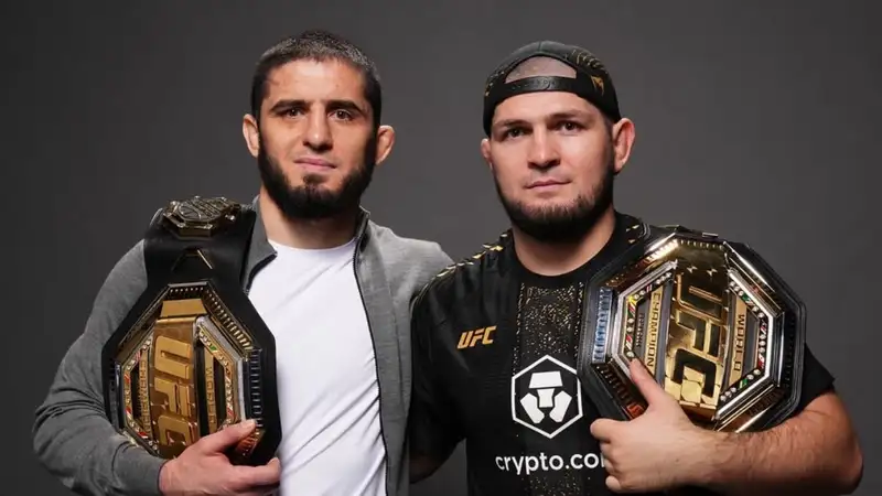 "Уровнем выше": комментатор UFC сравнил Махачева и Нурмагомедова