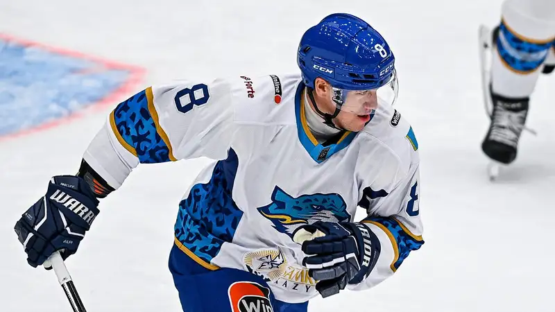 Никита Камалов в составе "Барыса" в сезоне 2024/2025