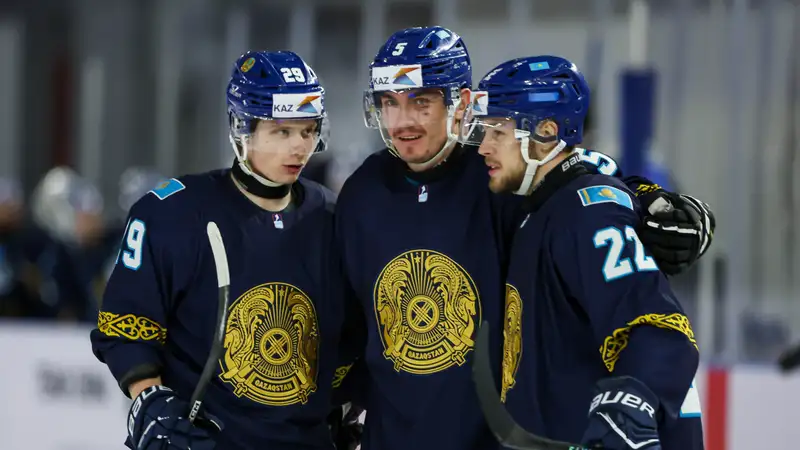 Хоккеисты сборной Казахстана на чемпионате Азии 2025 года
