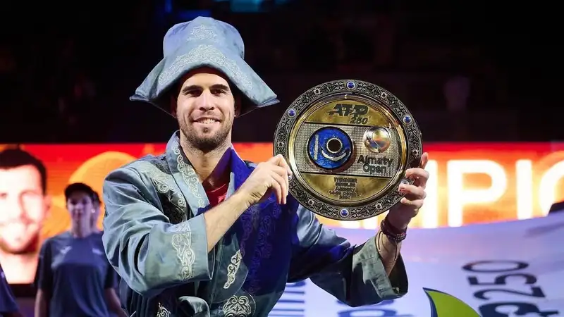 Сенсацией завершился матч чемпиона Almaty Open-2024 с соперником из третьей сотни рейтинга