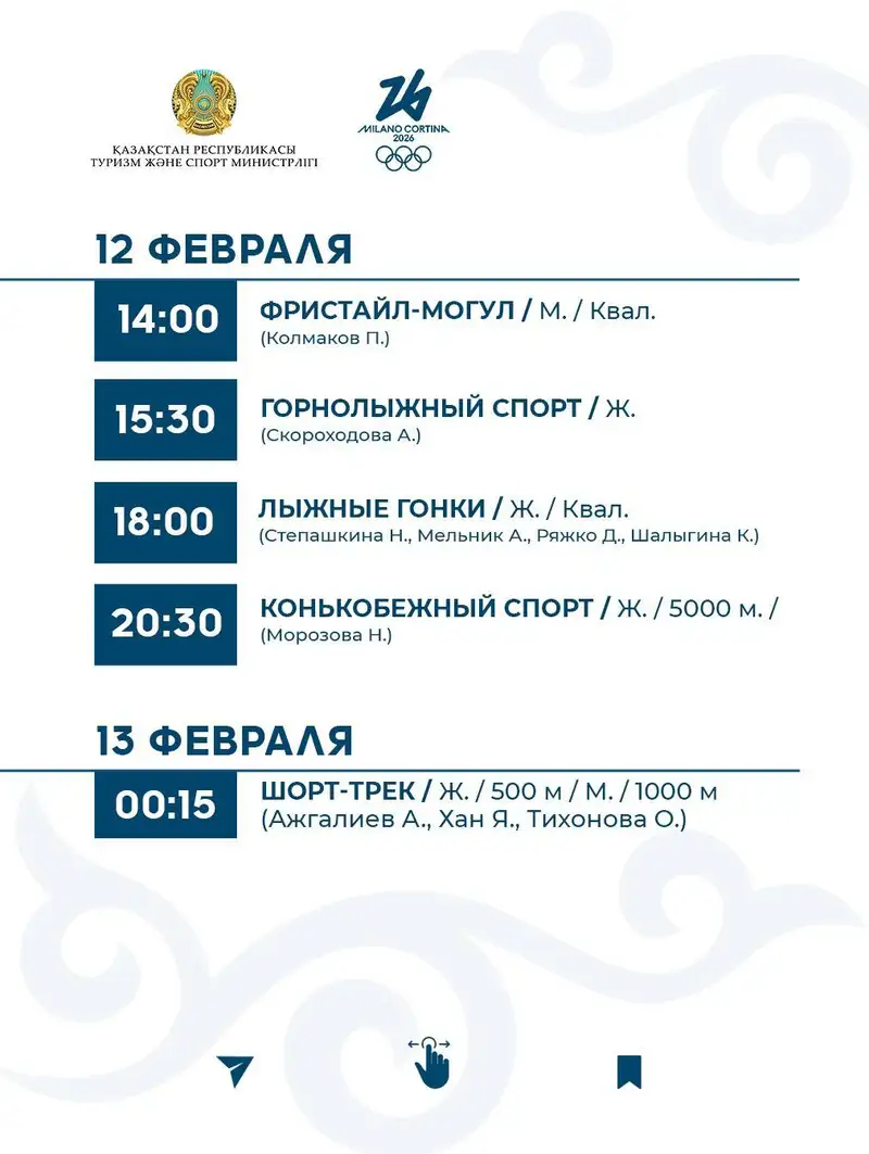 ОИ-2026, фото - Новости Sportarena.kz от 02.02.2026 14:37