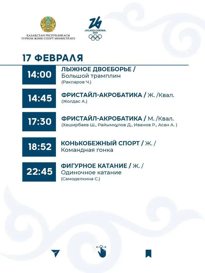 ОИ-2026, фото - Новости Sportarena.kz от 02.02.2026 14:37