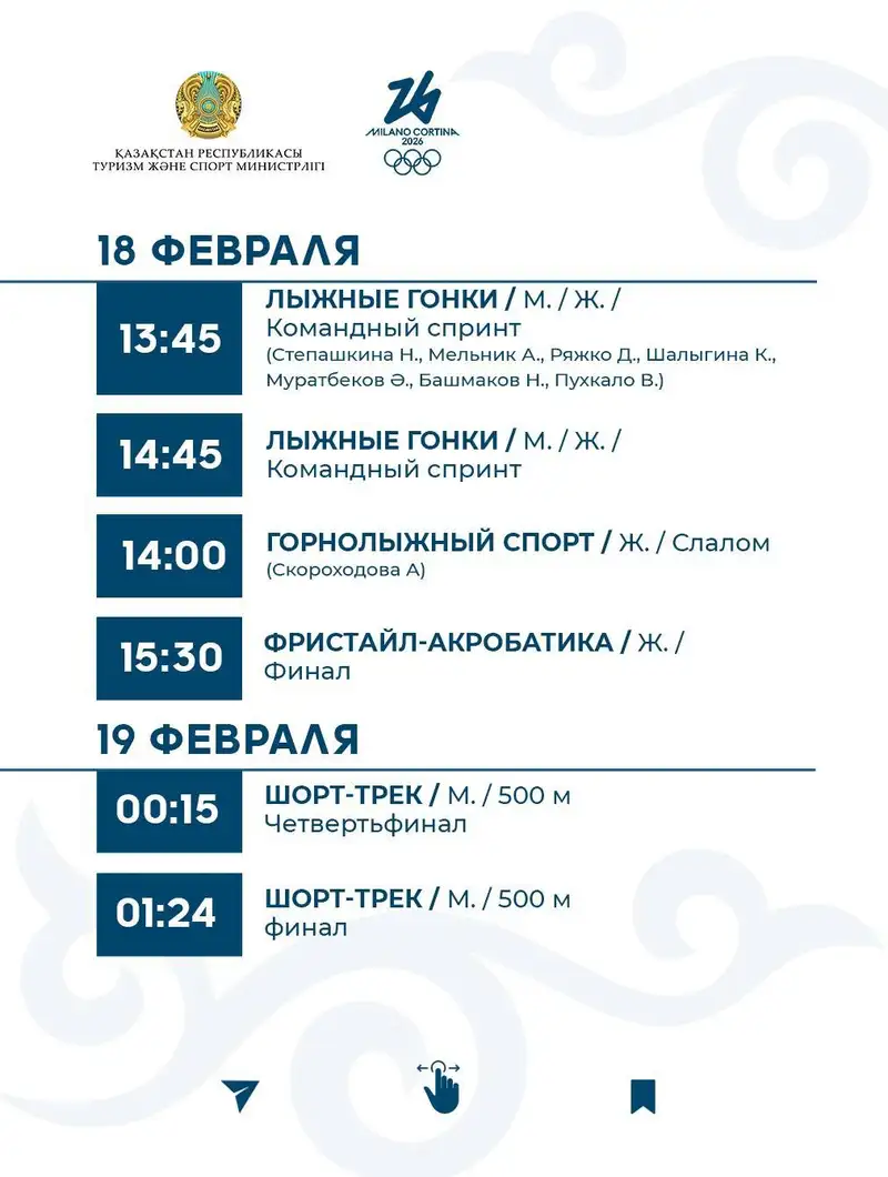 ОИ-2026, фото - Новости Sportarena.kz от 02.02.2026 14:37