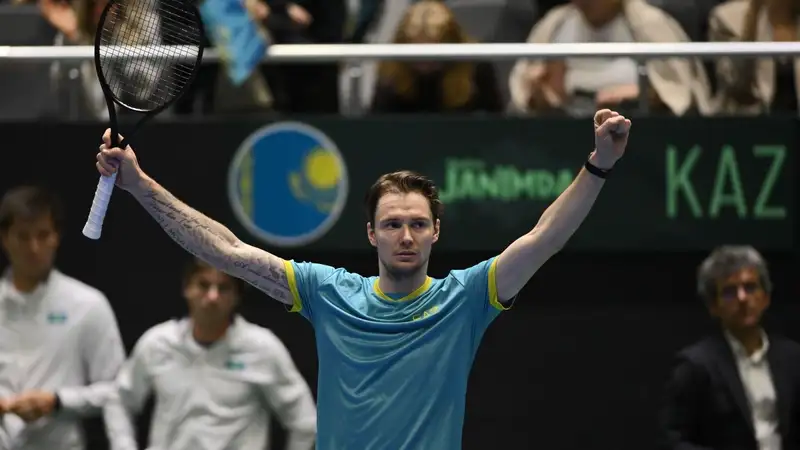 Триллером завершился третий матч Казахстан - Монако на Кубке Дэвиса