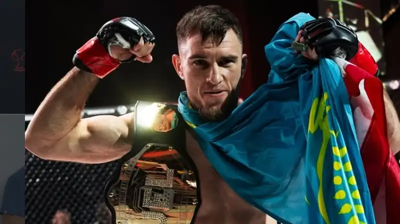 Казахстанец нокаутировал соперника и забрал уникальный бонус на турнире UFC в США