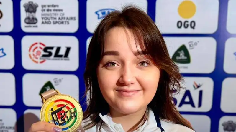 Казахстанка завоевала "золото" чемпионата Азии по стрельбе