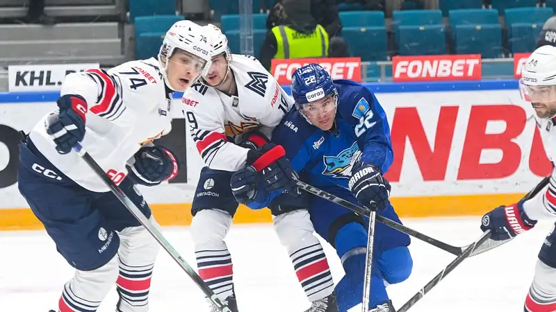 Овертайм решил судьбу матча "Барыса" в КХЛ