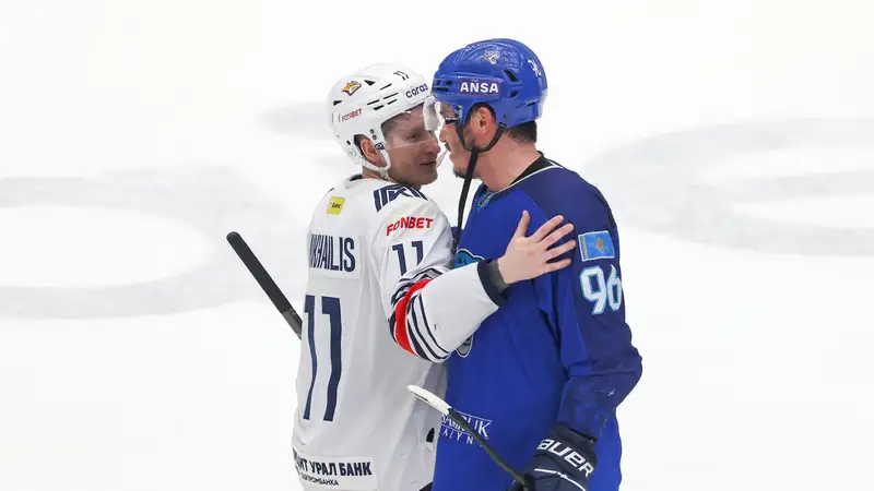 Нападающий "Барыса" достиг знаковой отметки в КХЛ