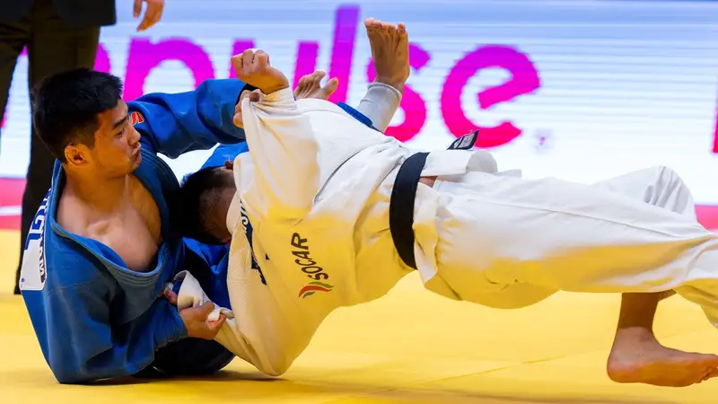 Первая потеря: казахстанский дзюдоист проиграл стартовую схватку на топ-турнире в Ташкенте