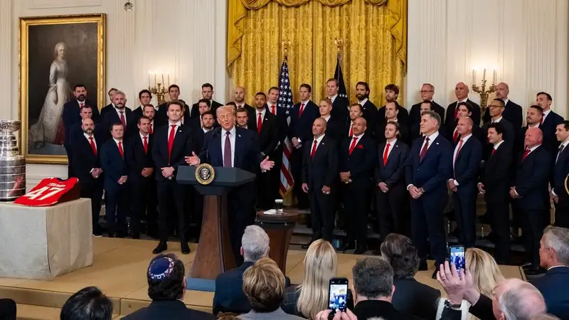 Трамп принял в Белом доме действующих обладателей Кубка Стэнли