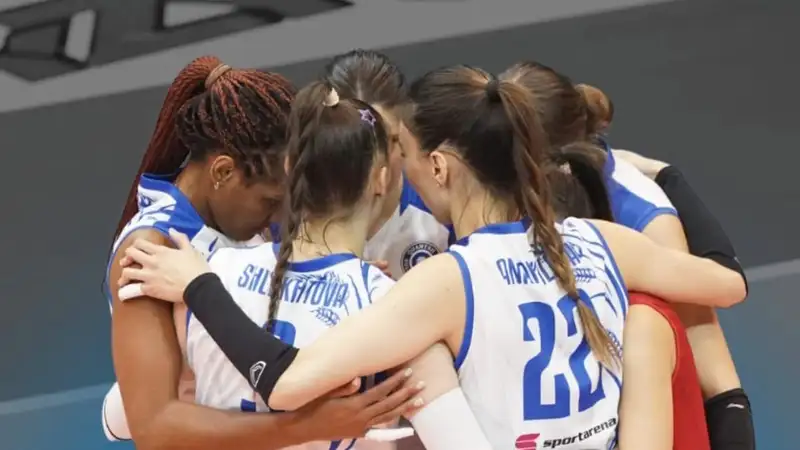 "Куаныш" разгромил "Астану" в IV туре женской Национальной лиги по волейболу