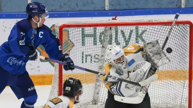 "Алматы" сенсационно вышел вперёд в серии плей-офф с хоккеистами "Барыса"