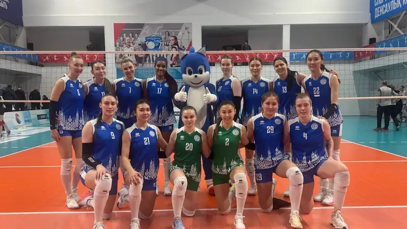 "Куаныш" оформил разгром в IV туре женской Национальной лиги по волейболу