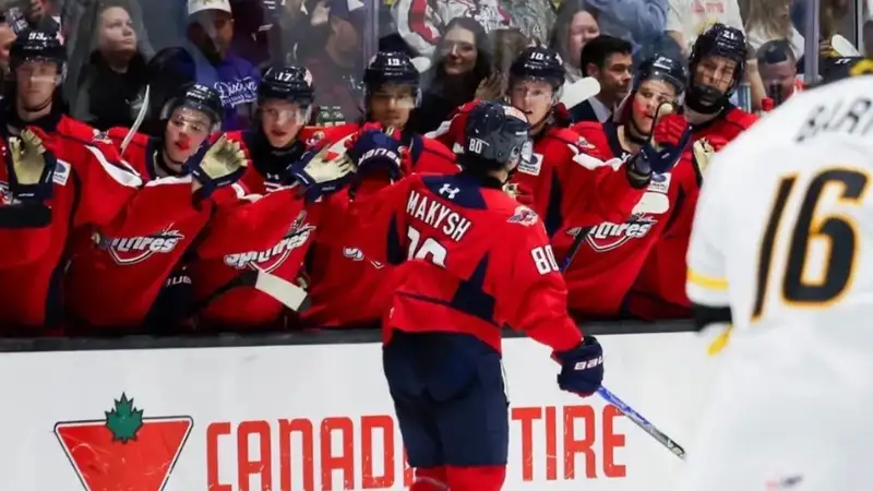 Команда казахстанского хоккеиста потерпела поражение в канадской лиге OHL