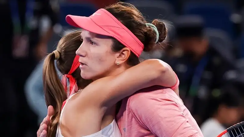 Казахстанская теннисистка вышла в 1/4 финала турнира в Индиан-Уэллсе в парном разряде