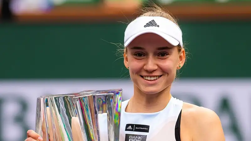 Мир тенниса предрёк победу Рыбакиной над украинкой в битве за финал Индиан-Уэллса