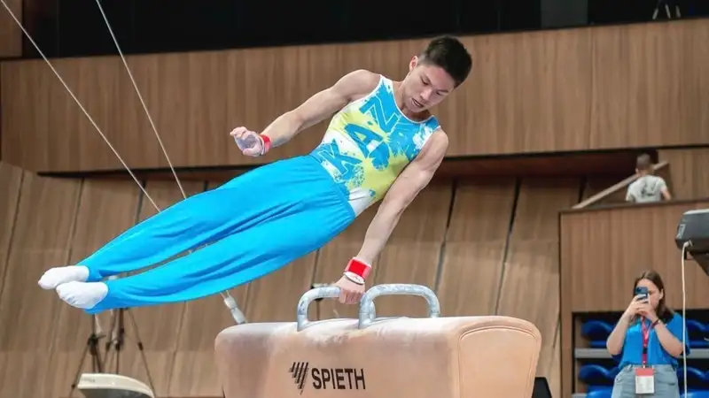 Казахстанский гимнаст повторил свой успех на этапе Кубка мира в Турции