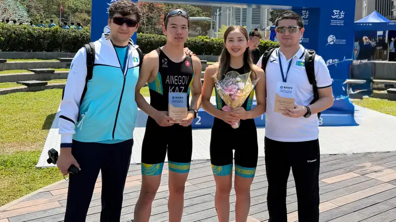 Казахстан добился исторического результата на чемпионате Азии по триатлону