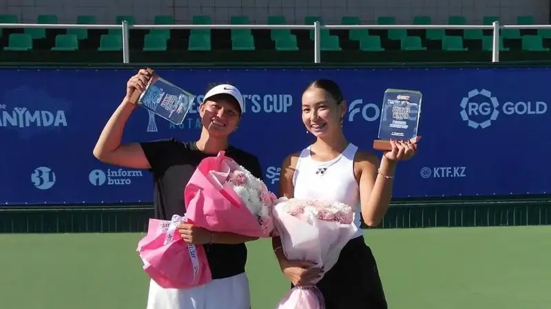 Асылжан Арыстанбекова и Инкар Дюйсебай 