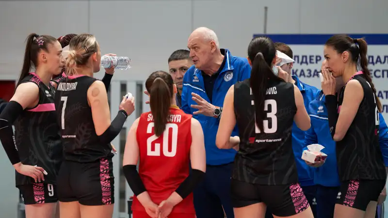 "Надо добавлять": главный тренер ВК "Куаныш" подвёл итоги регулярного чемпионата Нац. лиги