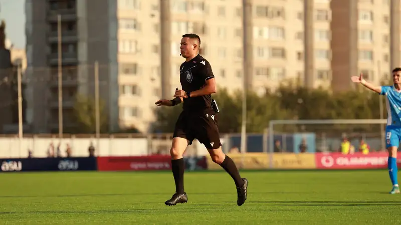 Стал известен арбитр матча "Шахтёра" в первой лиге Казахстана