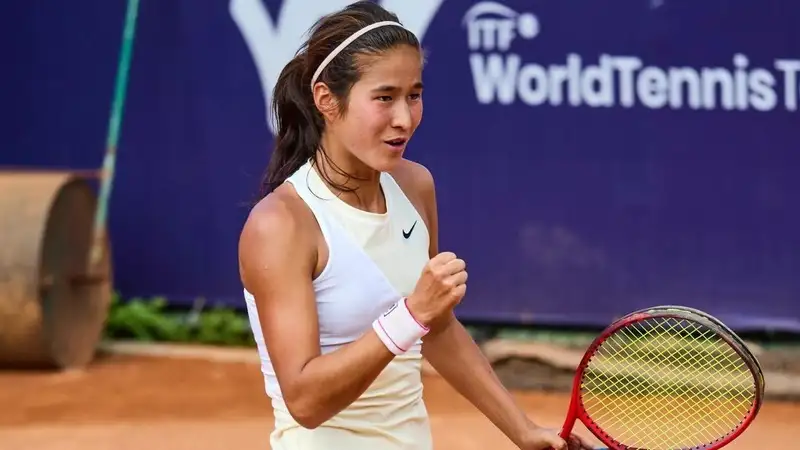 Теннисистка сборной Казахстана одержала очередную разгромную победу в Индии