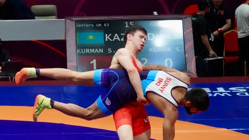 Второй борец из Казахстана лишился шанса войти в тройку сильнейших на чемпионате Азии