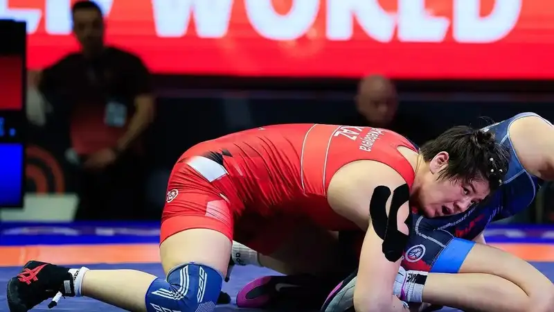 Казахстанская борчиха вырвала медаль на чемпионате Азии в Бишкеке