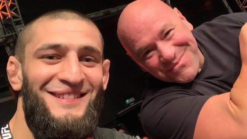 Глава UFC отменил битву взглядов Чимаева и Стрикленда из-за угрозы потасовки