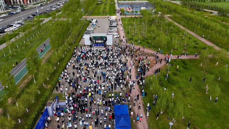 Тренируйся бесплатно: астанинцев приглашают на пробежки в Ботаническом саду