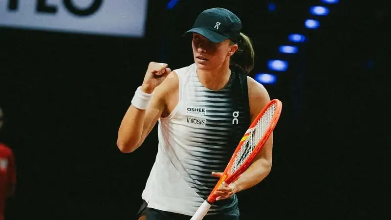 Швёнтек вышла в четвертьфинал турнира в Штутгарте с участием Рыбакиной