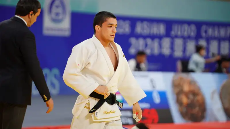 Узбек "упал" на казаха и завоевал "бронзу" на чемпионате Азии по дзюдо