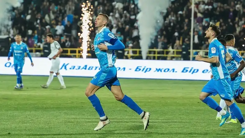 Драма в Шымкенте: "Ордабасы" и "Окжетпес" выдали настоящий триллер