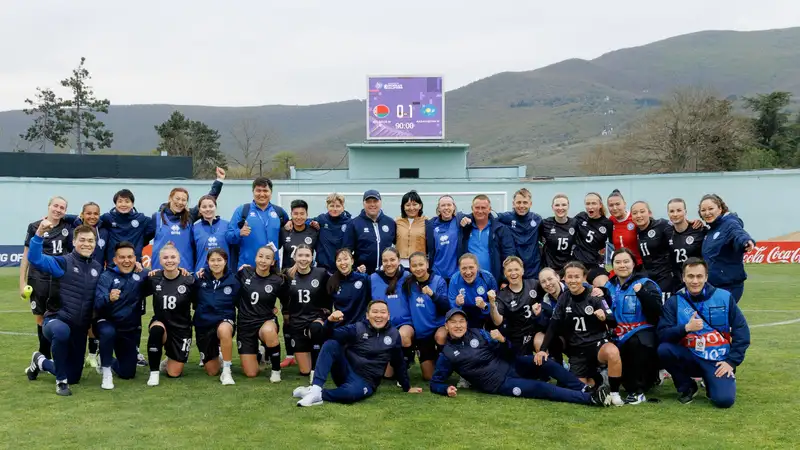 Женская сборная Казахстана по футболу минимально обыграла Беларусь в квалификации ЧМ