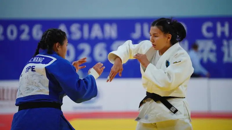 Казахстан в упорном поединке одолел ОАЭ и вышел в финал ЧА по дзюдо в Китае