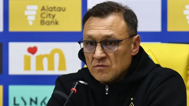 Наставник "Кайрата" рассказал о нервном срыве в матче с "Каспием" в КПЛ