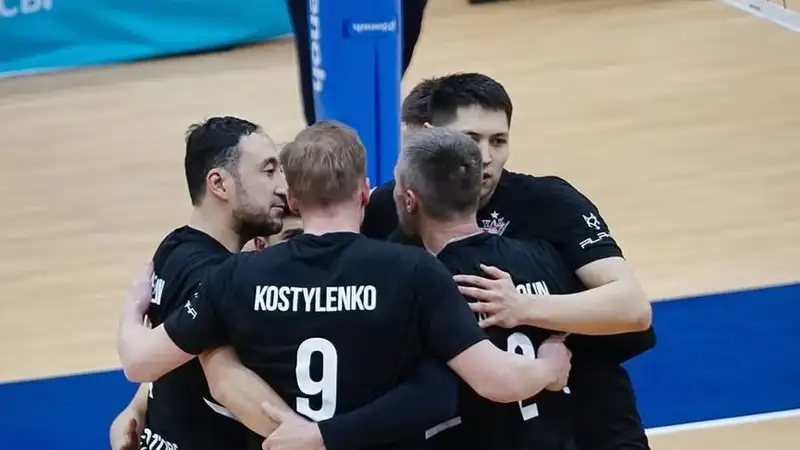 Волейболисты "Жетысу" переиграли "Актобе" во втором матче финальной серии Нац. лиги