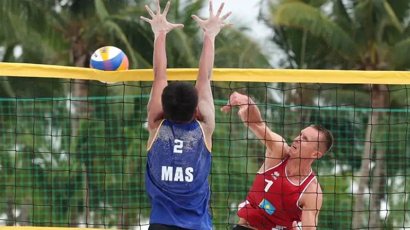 Казахстанские пляжники продолжают выступать без потерь на Азиатских играх
