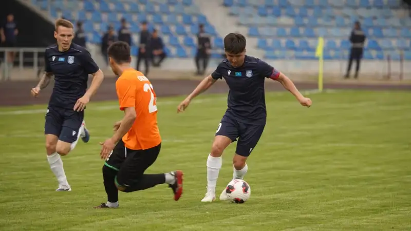 Разгромом завершился матч "Тараза" в Первой лиге