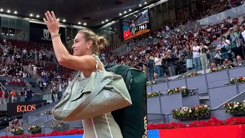 Появилось видео сенсационного поражения Соболенко в Мадриде