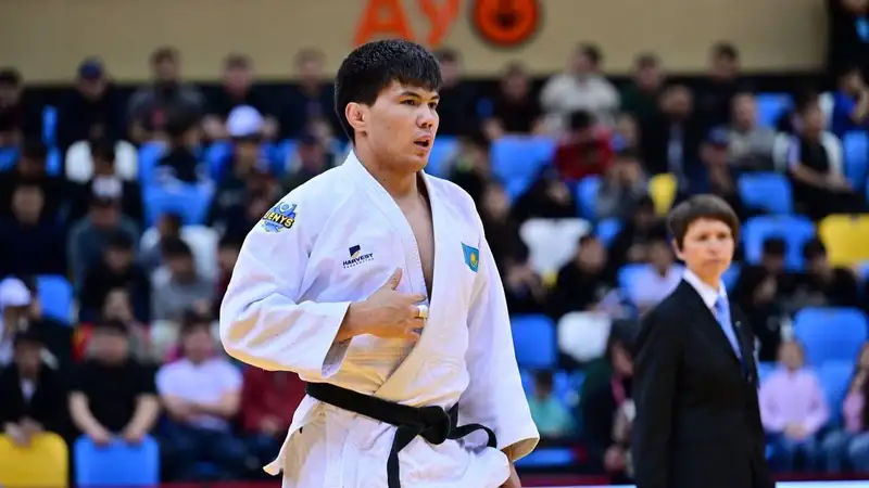 Казахстанский дзюдоист завоевал "бронзу" Grand Slam в родной стране