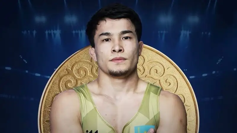Айбек Айтбеков принёс Казахстану "золото" молодёжного чемпионата Азии по борьбе