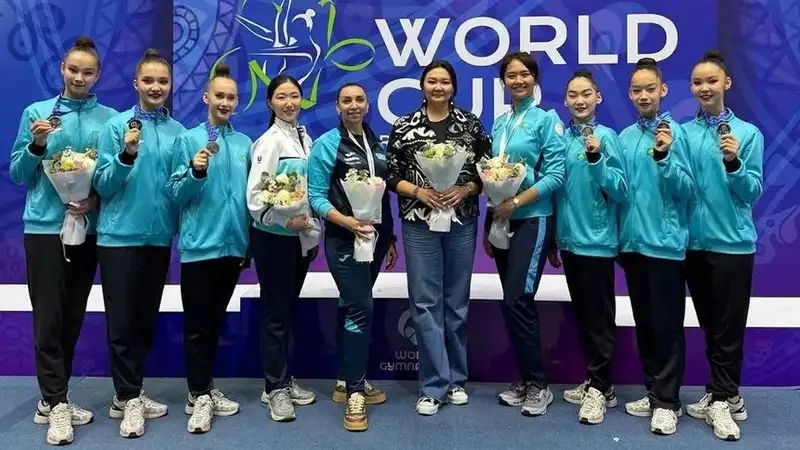 Казахстанские гимнастки завоевали третью медаль на чемпионате Азии в Кыргызстане