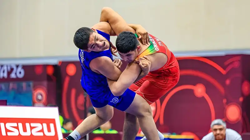 Казахстан - чемпионат Азии по борьбе до 15 лет
