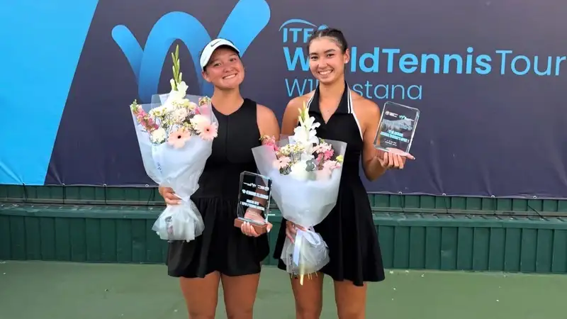 Арыстанбекова и Дюсебай вновь уступили в финале домашнего турнира ITF в Астане
