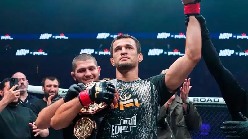 Хабиб намекнул на возможный уход Усмана Нурмагомедова из лиги PFL после яркого нокаута