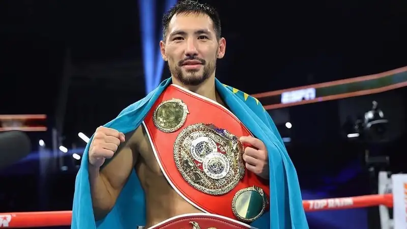 Жанибек Алимханулы расположился сразу за "Канело" в новом рейтинге WBO