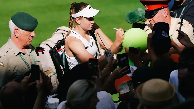 Стало известно положение Елены Рыбакиной в рейтинге Чемпионской гонки WTA