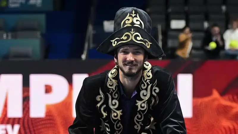 Даниил Медведев после победы на Almaty Open 2025